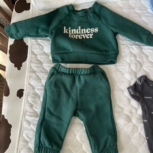 Kids Green Sweatpants